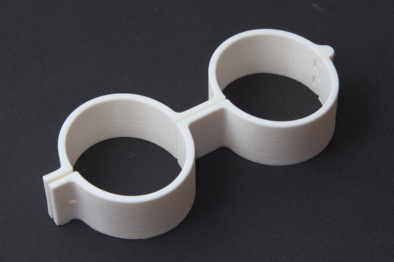 Medieval double spaced manacles/handcuffs/leg irons