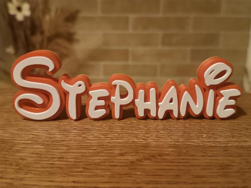 Disney Name Sign Stephanie Kid Room