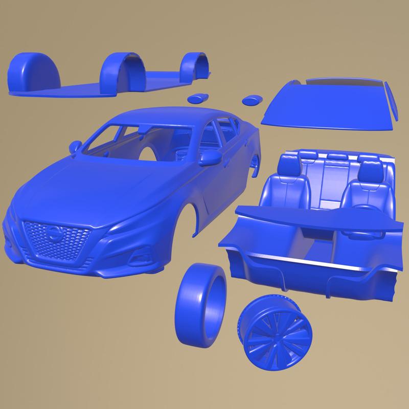 Nissan Altima 2019 PRINTABLE CAR IN SEPARATE PARTS