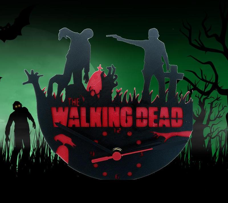 Walking Dead Clock