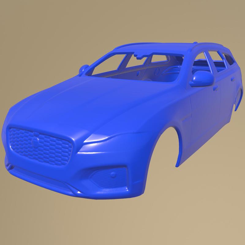 Jaguar XF Sportbrake PRINTABLE CAR BODY