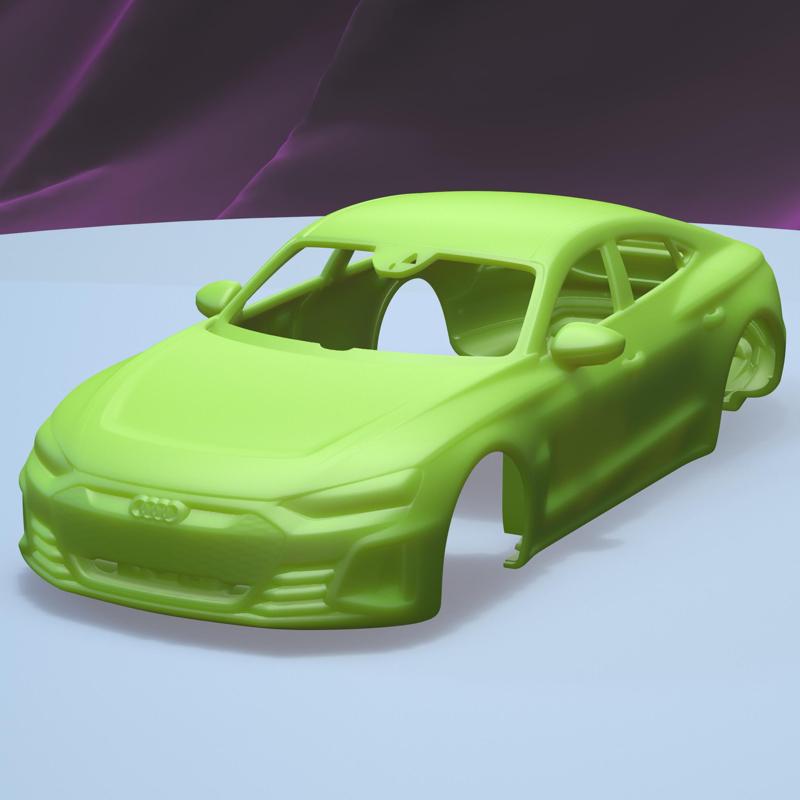 AUDI E-TRON GT 2022 (1/24) printable car body