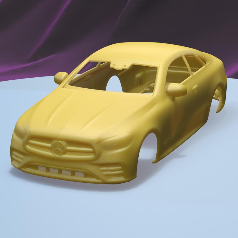 Mercedes Benz E-Class Coupe Amg-Line 2021 (1/24) printable car body