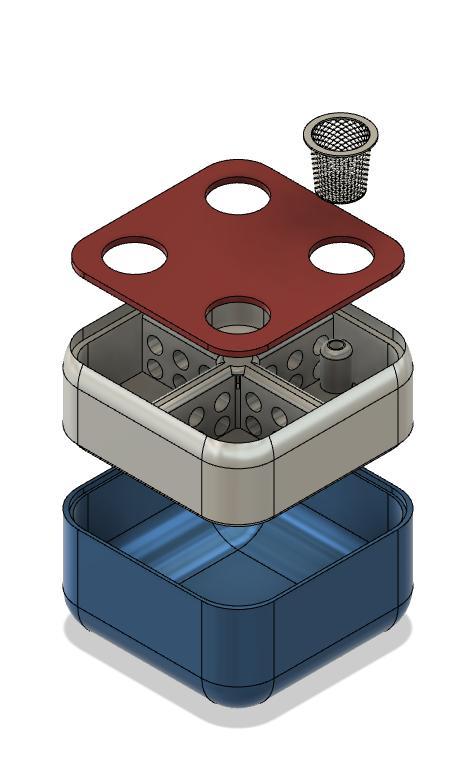 hydroponic flower pot /herb garden