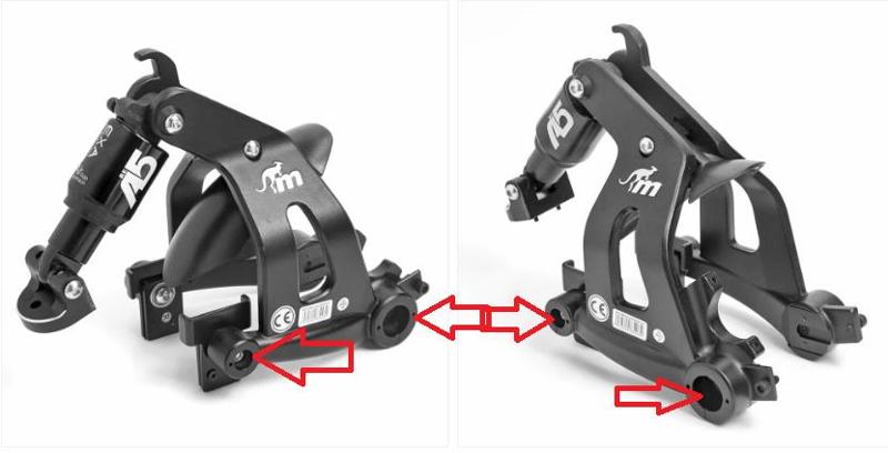 Rear monorail seal bushing cover Rear monorim
