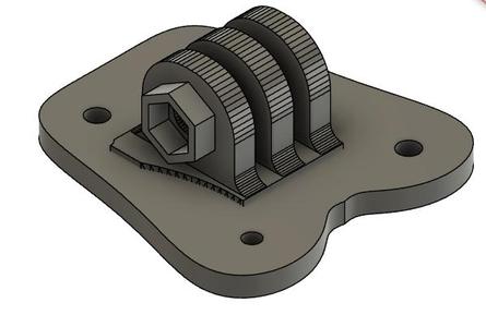 Mark 4 GoPro Mount for 7" frame