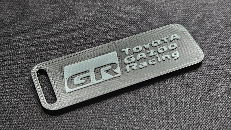 Toyota GR Racing Keychain - AMS Ready