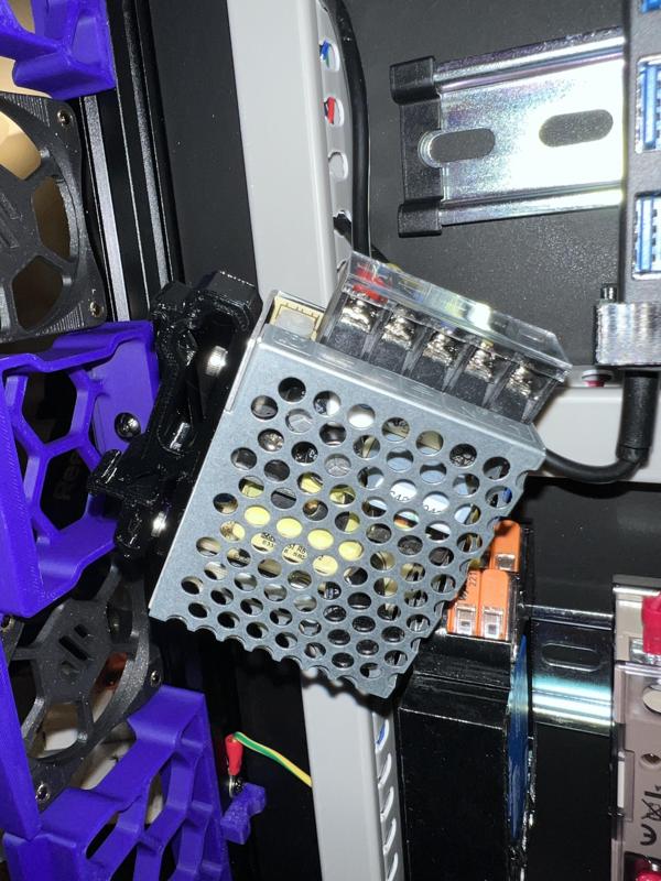 Meanwell RS-15 DIN mount