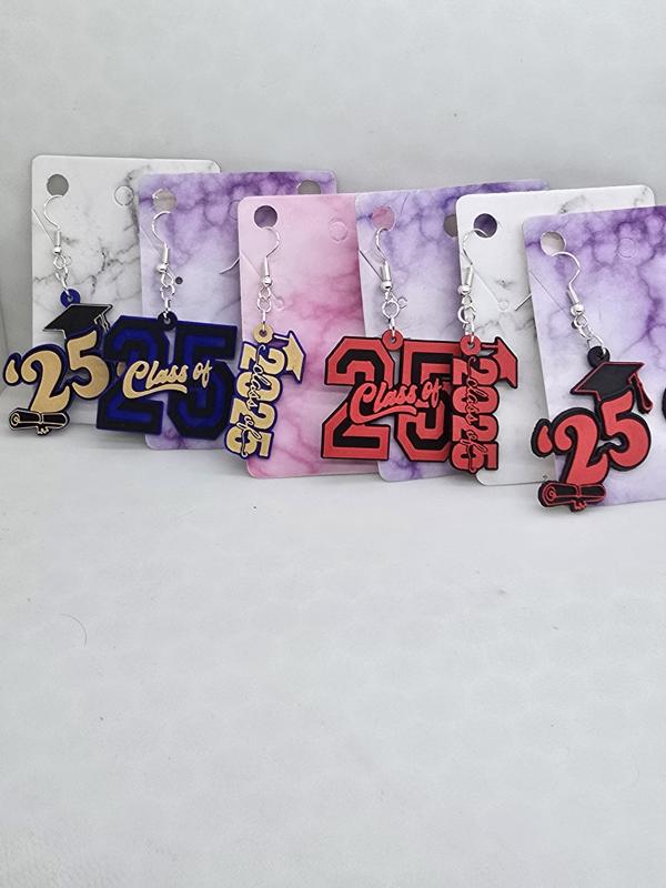 2025 Graduation Earrings