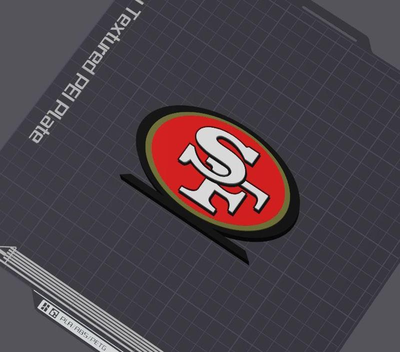 San Francisco 49ers Table Stand