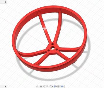 1.8-inch drone propeller guard compatible with Betafpv Meteor75 Pro's 45mm propellers