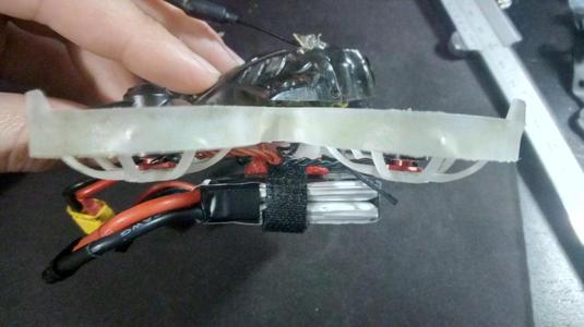 Battery strap for tiny whoop