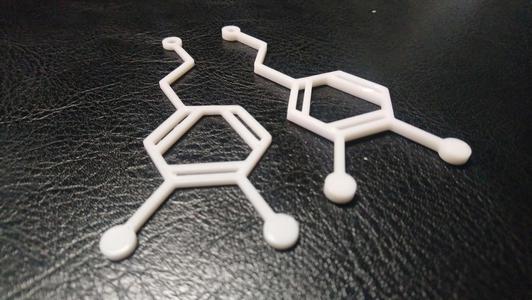 多巴胺 愛情分子 Dopamine love molecules necklace