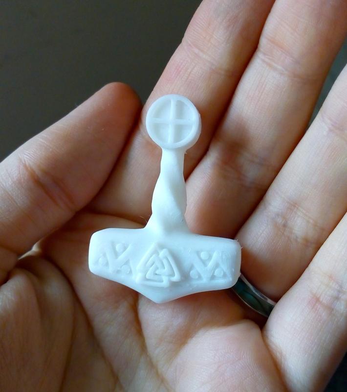 Mjolnir, Thor's hammer.