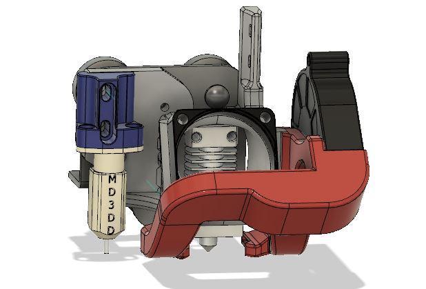 Creality stock hotend/ 5015 part cooling + EZABL/ BLTouch