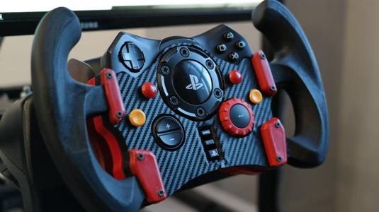 Logitech G29 GT Wheel rear brace and buttons