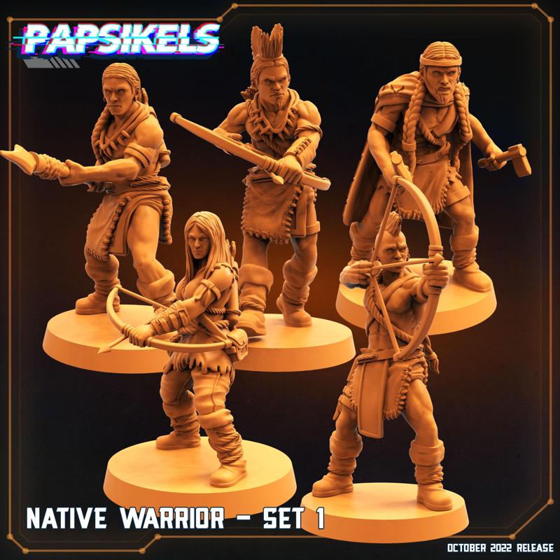 NATIVE WARRIORS - SET 1