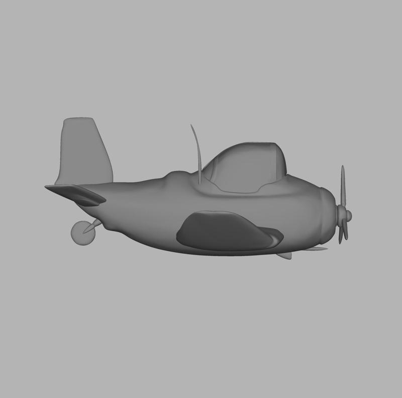Flying Tara - Metal Slug - 3d model to print