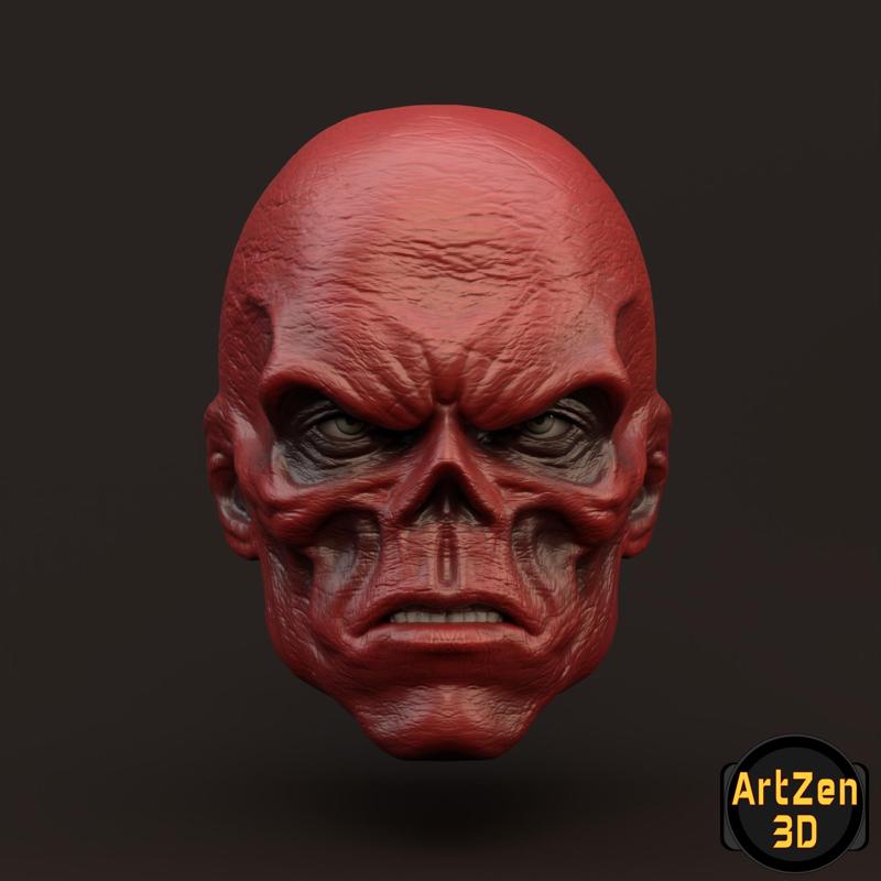 RedSkull Johann Shmidt 3D printable for action figures