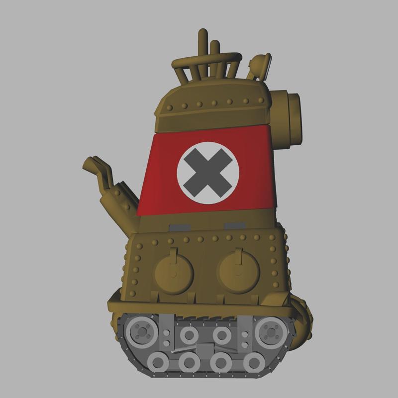 Nop-03 Sarubia - Metal Slug - 3d model to print