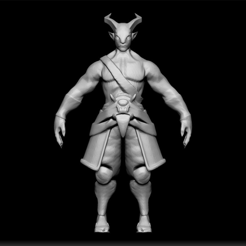 Ronin - demon character - warrior demon
