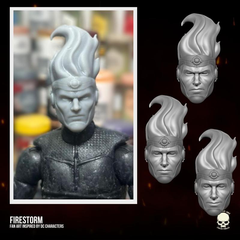 Firestorm DC Fan Art 3D printable File For Action Figures