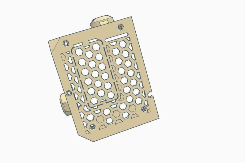 Prusa MK3 and MK3s Einsy Housing Hexagon R4+