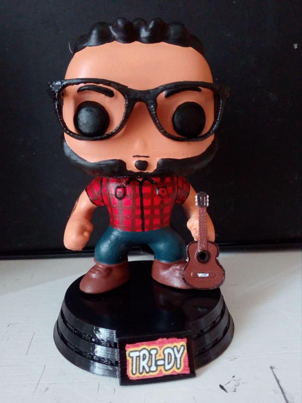 Funko Pop Guitarra con Barba