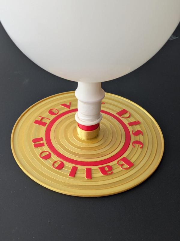 Toy Balloon Hovercraft Disc - Air Inflator included