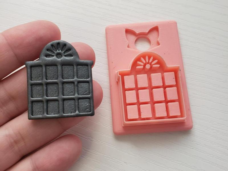Elegant Garden Window Polymer Clay Cutter