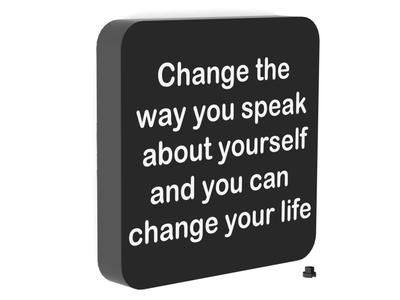 QUOTE Lightbox: Change your life