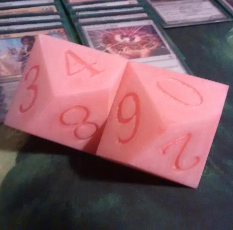 Oversized Countdown D10 for MTG or Tabletop Gaming