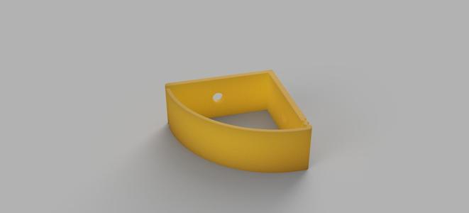 Corner cable/wire organizer