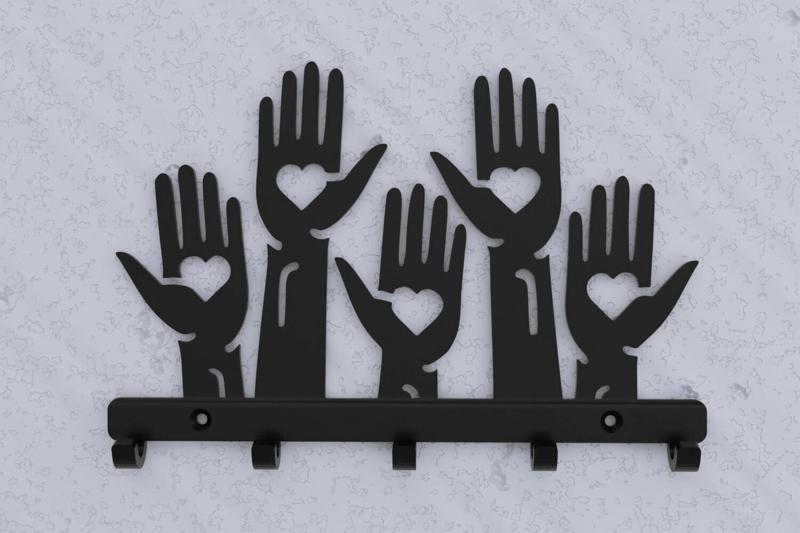 Helping Hands Key Holder