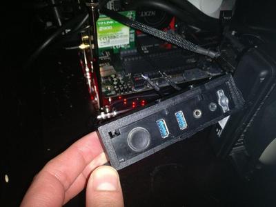 Case for NZXT S340 buttons/USB panel