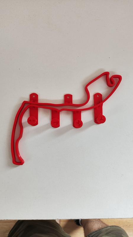 MONACO CIRCUIT FORMULA 1 KEY HOLDER