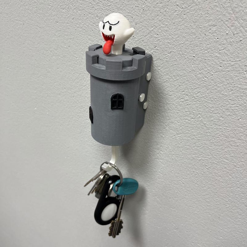 HALLOWEEN KEY HANGER WALL MOUNTED - KING BOO