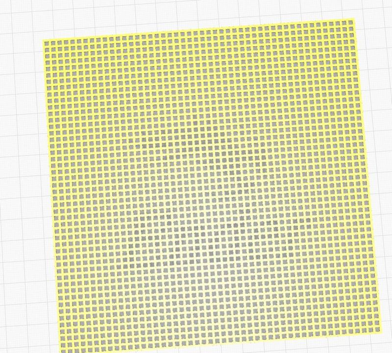 Cross Stitch mesh - 151x151mm