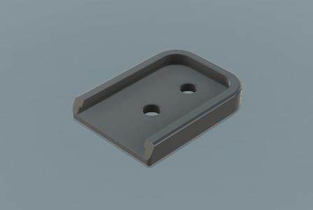 Magazine base plate for UMAREX glock 17 gen4