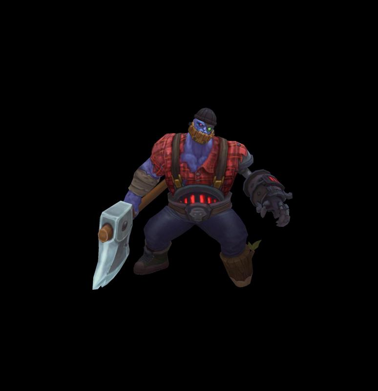 Lumberjack Sion League of Legends 3D print model