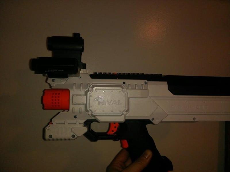 Nerf rival Hera picatinny rail 