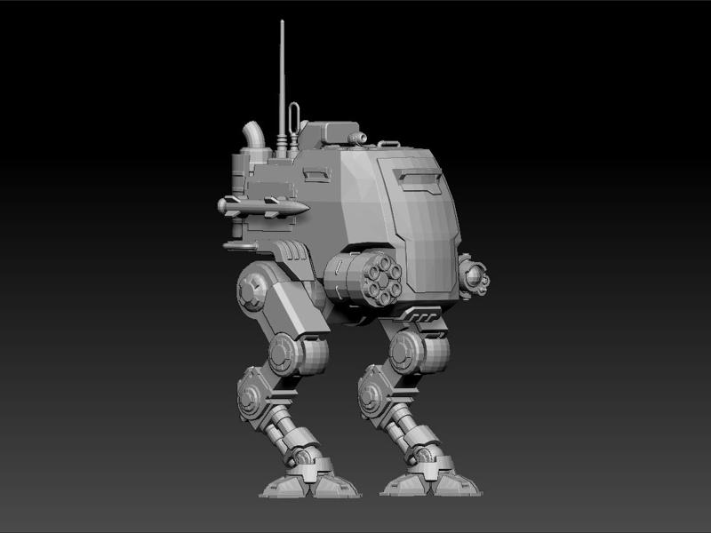 Future robot - space robot - war robot
