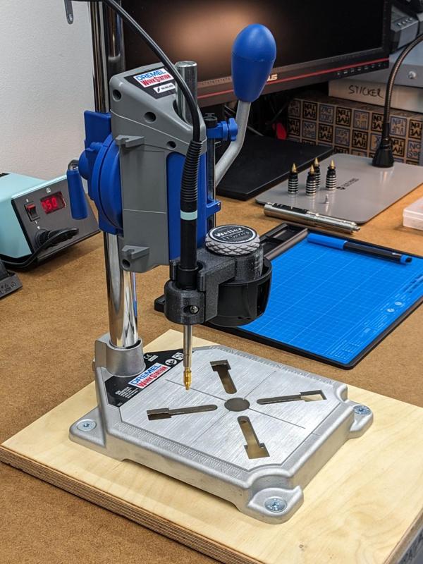 Soldering Iron Holder for Dremel Workstation - A Heat-Set Insert Press