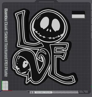 THE NIGHTMARE BEFORE CHRISTMAS LOVE - commercial use