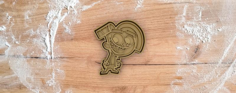 Chester cookie cutter from the fairly oddparents