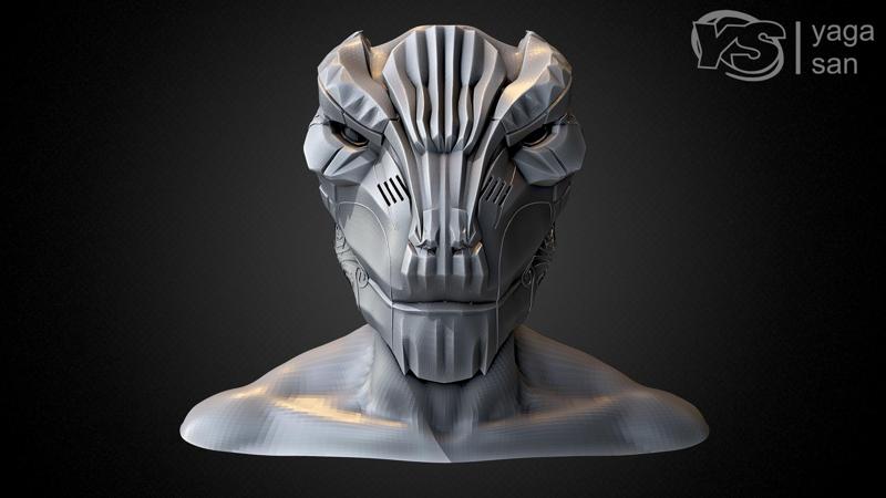 Skyrim mask from tribunal mod for 3D print