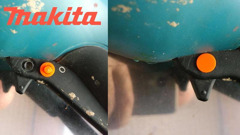 Makita GA5021C safety switch locking cap