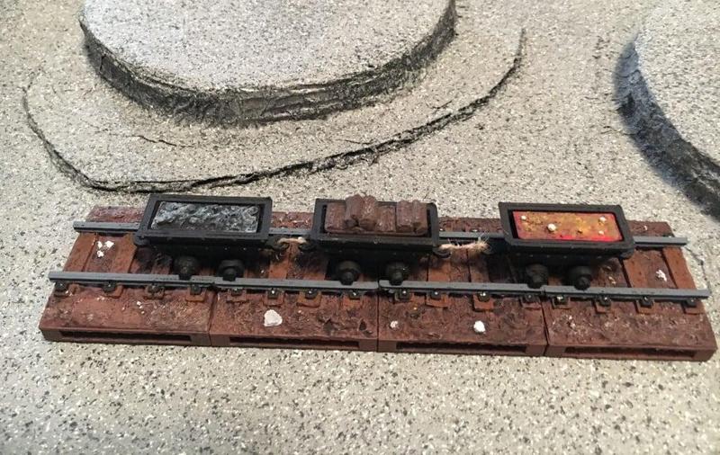 Miniature Dungeon Train Track