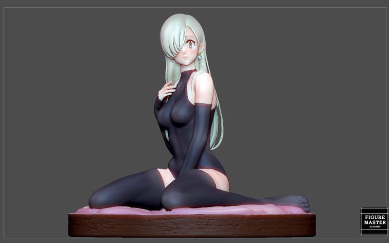 ELIZABETH LIONES Seven Deadly Sins ANIME SEXY GIRL CHARACTER