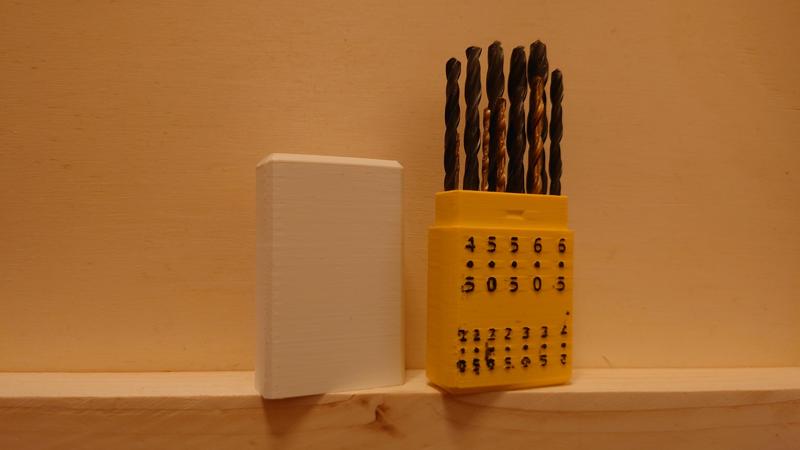 Drill Bit Case (HSS 14 bits - 1mm to 6.5mm)